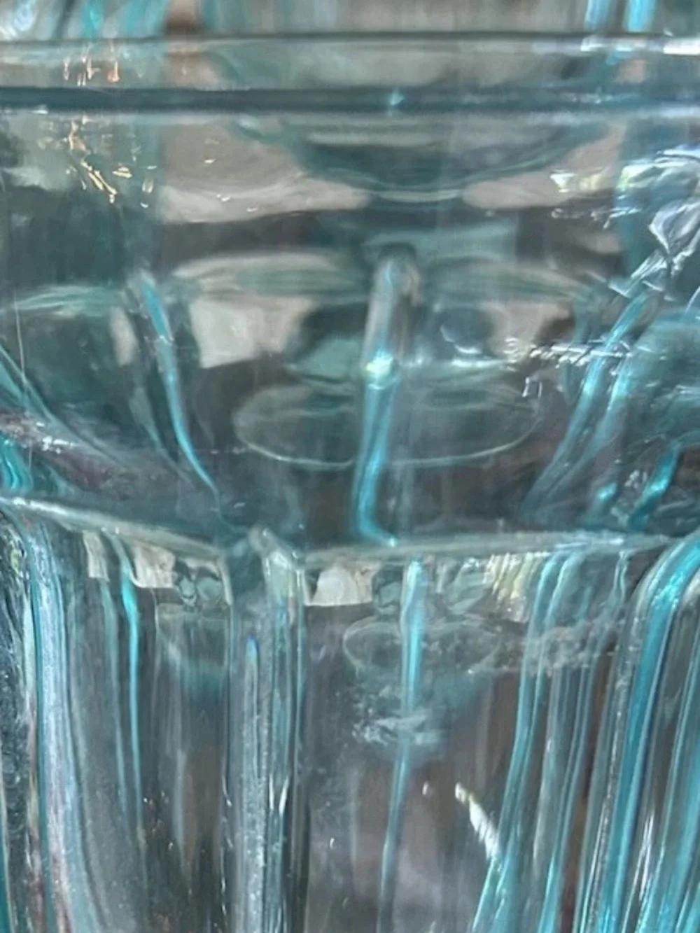 4 vintage Noritake Aqua Blue Provincial wine water ice tea goblets Japan.